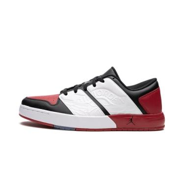 Imagem de Tênis masculino Jordan NU Retro 1 Low - Tamanho 42 - Vermelho universitário/preto-branco