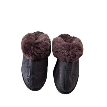 Imagem de Pantufa Chinelo De Lã Pele Natural Carneiro Chamuscado. (Gamula, BR, Adulto, Numérico, 45)