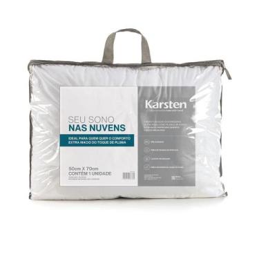 Imagem de Travesseiro Poliéster Aconchego Seu Sono nas Nuvens Karsten, U