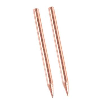 Imagem de MERIGLARE 2 peças pino de soldagem a ponto diâmetro de cobre 3mm equipamento mecânico ponto haste de soldagem fácil de usar pés de soldagem máquina de solda por