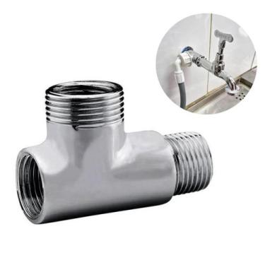 Imagem de Adaptador T Para Tanque e Maquina de Lavar Parede 1/2 Garden