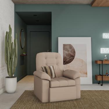 Imagem de Poltrona Retrátil e Reclinável Estoril Mocha