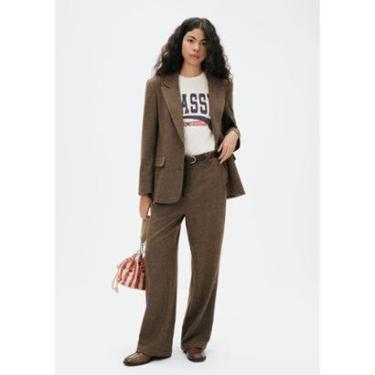 Imagem de Calça Hering Reta Em Alfaiataria Com Lã Feminina-Feminino