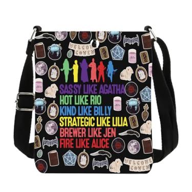 Imagem de Bolsa tiracolo Down The Road Witches Coven Aga-tha Rio Witches Movie Lover, Sassy Like Cb, 0