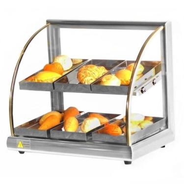 Imagem de AD6 - Estufa Alfa para salgados de 6 bandejas Dupla Prata - 220V - Ome