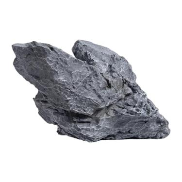 Imagem de Ｂｅｓｇａ artificial falsa cinza cinza leve decorativo textura natural arenito paisagem rock para quintal, casas paisagismo, 26cmx13cmx16cm