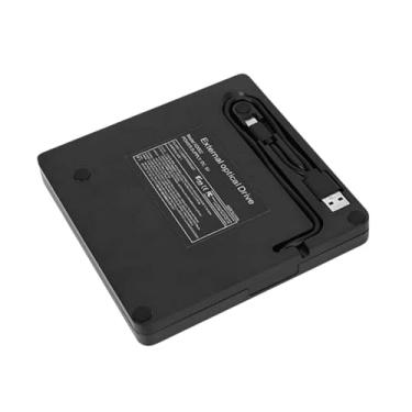 Imagem de Gravador de CD DVD externo para laptop, desktop, unidade externa de CD DVD USB 3.0, leitor de DVD e CD