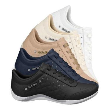 Imagem de Tenis Feminino Kolosh Macio Calce Facil Confortavel Original, Preto, 3