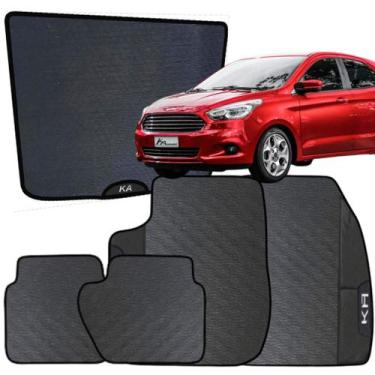Imagem de Kit Jogo Tapete Ka Hathc 2014 a 2021 4 Peças + Tapete Prota Malas Embo