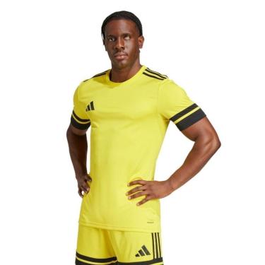 Imagem de Camiseta Adidas Squadra 25 Masculina - Amarelo 2GG-Masculino