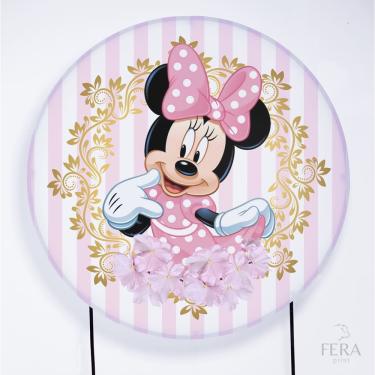 Imagem de Painel Decorativo para Festa 1,30x1,30 metros Vesti Fácil com Elástico Minnie - Fera Print