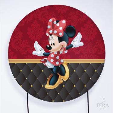 Imagem de Painel Decorativo para Festa 1,30x1,30 metros Vesti Fácil com Elástico Minnie - Fera Print