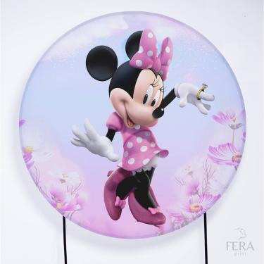 Imagem de Painel Decorativo para Festa 1,30x1,30 metros Vesti Fácil com Elástico Minnie - Fera Print
