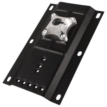 Imagem de FOMIYES Chassi de cadeira de beleza, acessório de cadeira resistente, acessório de cadeira de barbeiro, base de substituição para cadeira giratória, peça de conector de cadeira, liga de alumínio