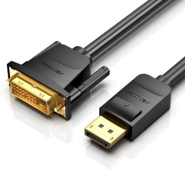Imagem de Cabo Adaptador DP Displayport Para Dvi Macho 2 Metro Vention