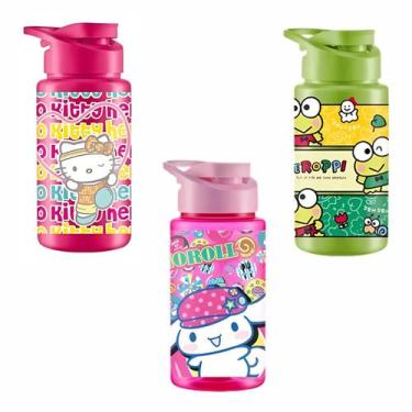 Imagem de Garrafas Hello Kitty 12un Squeez 500ml Lembrancinhas Sortido - BANDEIR