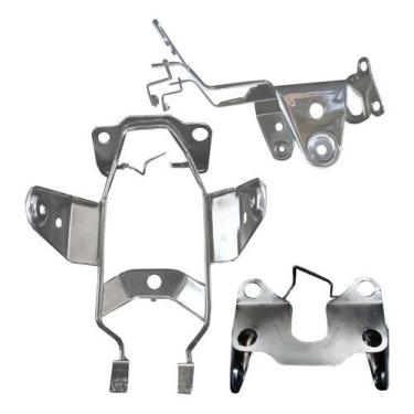 Imagem de Aranha Suporte Farol Cg 125 05 A 08 Cromado - Qually Motos