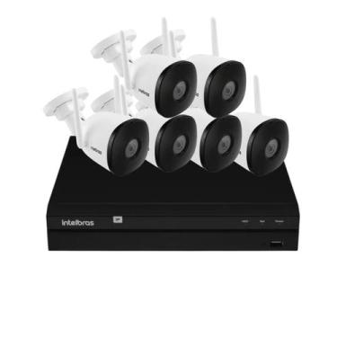 Imagem de Kit 6 Câmeras Intelbras Im5 Full Hd Nvd 1408 Intelbras Sem Hd