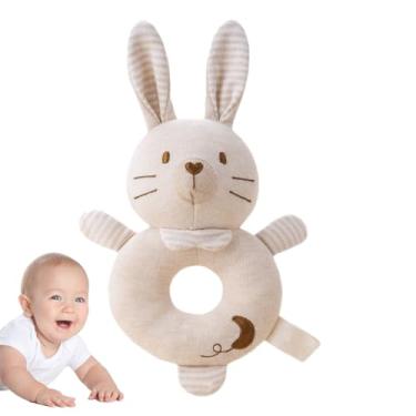 Imagem de Chocalhos para Bebés 0 a 6 Meses | Brinquedo Macio Em Forma De Animal Para Recém-Nascidos | Móbiles Para Cadeira De Alimentação Viagem Berço Hora De Dormir Presente Educativo