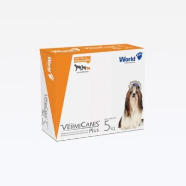 Imagem de Vermicanis Plus, Vermífugo para Cães de Pequeno Porte até 5kg, 4 Comprimidos
