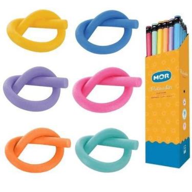 Imagem de Kit 6 Boias Espaguete Macarrão Flutuador Aquático - MOR