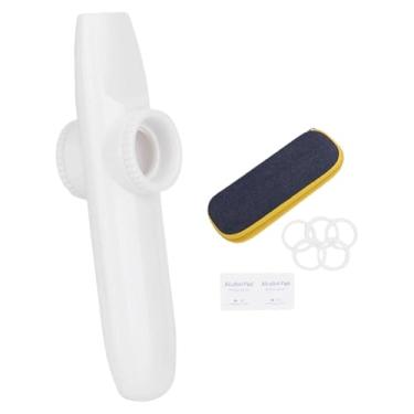 Imagem de simhoa Sacola de presente para flauta Kazoo com enchimento de brinquedo musical e caixa de armazenamento para crianças iniciantes, Branco