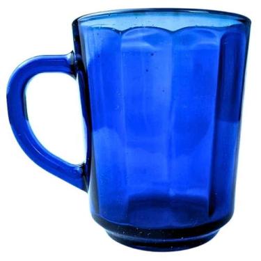 Imagem de Xícara de Vidro para Chá e Café 230ml Azul - Central Astral