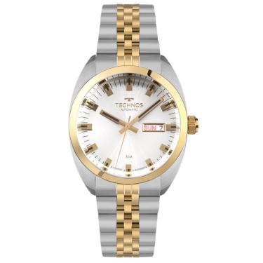 Imagem de Relógio Technos Masculino Ref: 8205oq/1k Automático Clássico Bicolor