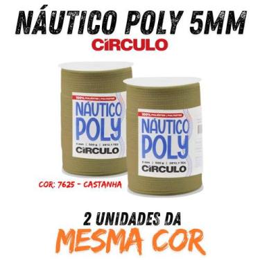 Imagem de Fio náutico poly 5mm 500g kit com 2 un - CIRCULO, 7625 - CASTANHA