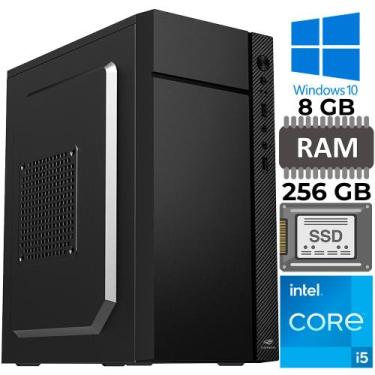 Imagem de Computador Core i5-2400, Memória RAM 8GB, SSD 256GB, Gt-H61 Com Slot M