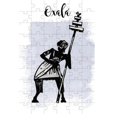 Imagem de Quebra-Cabeças Cognitivo Orixás Oxalá de 60 peças - Coleção Tea e Amor