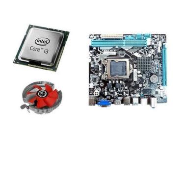 Imagem de Kit Pl Mãe H110 + Processador I3 7100 + Cooler - POWERPC