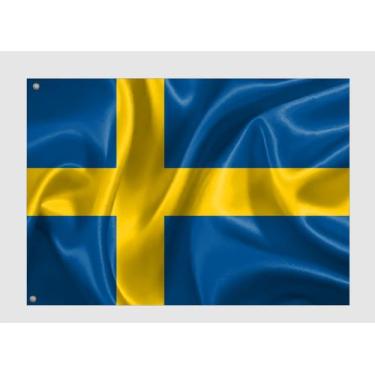 Imagem de Bandeira Flag Suécia 1,30m x 0,90m - A Fabriqueta