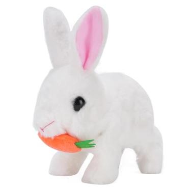 Imagem de Generic Brinquedo de Coelho de Pelúcia, um Brinquedo Coelho Pelúcia Fácil Usar Fácil para Crianças (Branco)