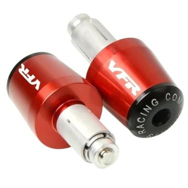 Imagem de Extremidades de manoplas de guidão de motocicleta, tampas de extremidade de manoplas, acessórios deslizantes de peso para VFR800 VFR 800 VFR800F 2002-2017 2016 2015 2014 2013