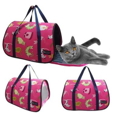 Imagem de Bolsa Transporte de Pet Cachorro Gato Viagem Avião Gol Azul Latam Carr