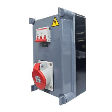 Imagem de Quadro Sobrepor C/ Disj. Trip. SD C16A + 1 Tomada Ind. N4046 IP-40 Cód. S310103 – Steck