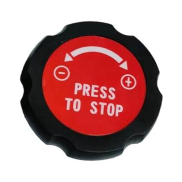 Imagem de oshhni Peça de reposição para equipamento de fitness M8, peça de atualização, barra de resistência, botão de freio para equipamento de ginástica, ciclismo, Vermelho Preto 6.3cm