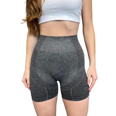 Imagem de Short Feminino de Academia Levantan Bumbum Fit Cintura Alta - GIP, Chu
