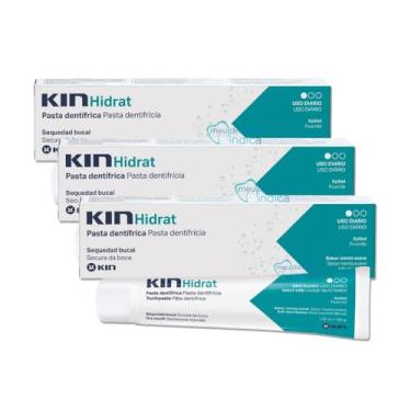 Imagem de Creme Dental Kin Hidrat Para boca seca - 155g - 3 Unidades