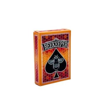 Imagem de Beekeeper Playing Cards – Custom Poker Deck with Honeybee-Themed Art | Part of The Critter Series | Unique Gift for Nature Lovers, Cardists, and Collectors