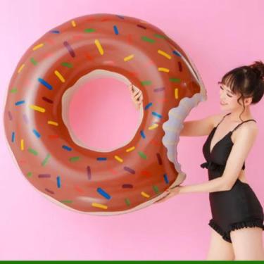 Imagem de Boia Inflável Rosquinha Infantil 60cm Marrom Snel Home, Único, único