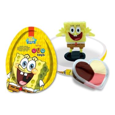 Imagem de Ovo De Chocolate Toys Surpresa Bob Esponja - Cx Com 24 Un