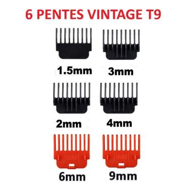 Imagem de Pentes Máquina De Acabamento T9 - 6 Pentes