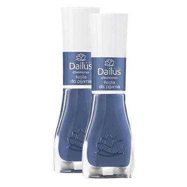 Imagem de Kit 2 Esmalte Dailus Color Cor Festa do Pijama com 8ml