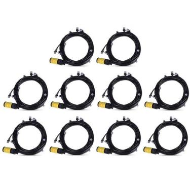 Imagem de Mangueira Climatizadora Kit 10 Uni Sistema Irrigacao 10 Metros Jardim 