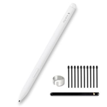 Imagem de King Write MR05 EMR Stylus para notáveis 2 canetas/Kindle Scribe Pen apagador digital, sensibilidade à pressão 4096, rejeição de palma, caneta digital para dispositivos EMR/tablet-branca