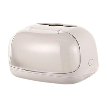 Imagem de Fenteer Porta-lenços retangular decorativo, recipiente para presentes, estatueta colecionável, caixa de papel higiênico para banheiro