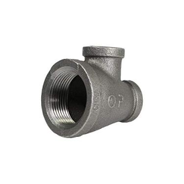 Imagem de Supply Giant CNSU3606 Camiseta redutora de três tamanhos maleável preta com encaixe rosqueado fêmea, 3,8 cm x 1,2 cm x 1,2 cm