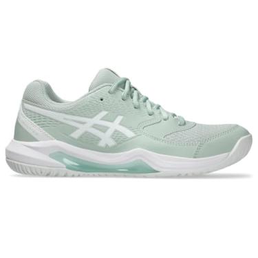Imagem de ASICS Tênis masculino Gel-Dedicate 8 Pickleball, Pedra líquen/branco, 35